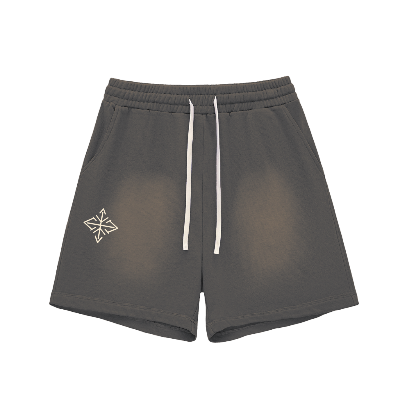 δίκαιος Raw Edge Cotton Shorts