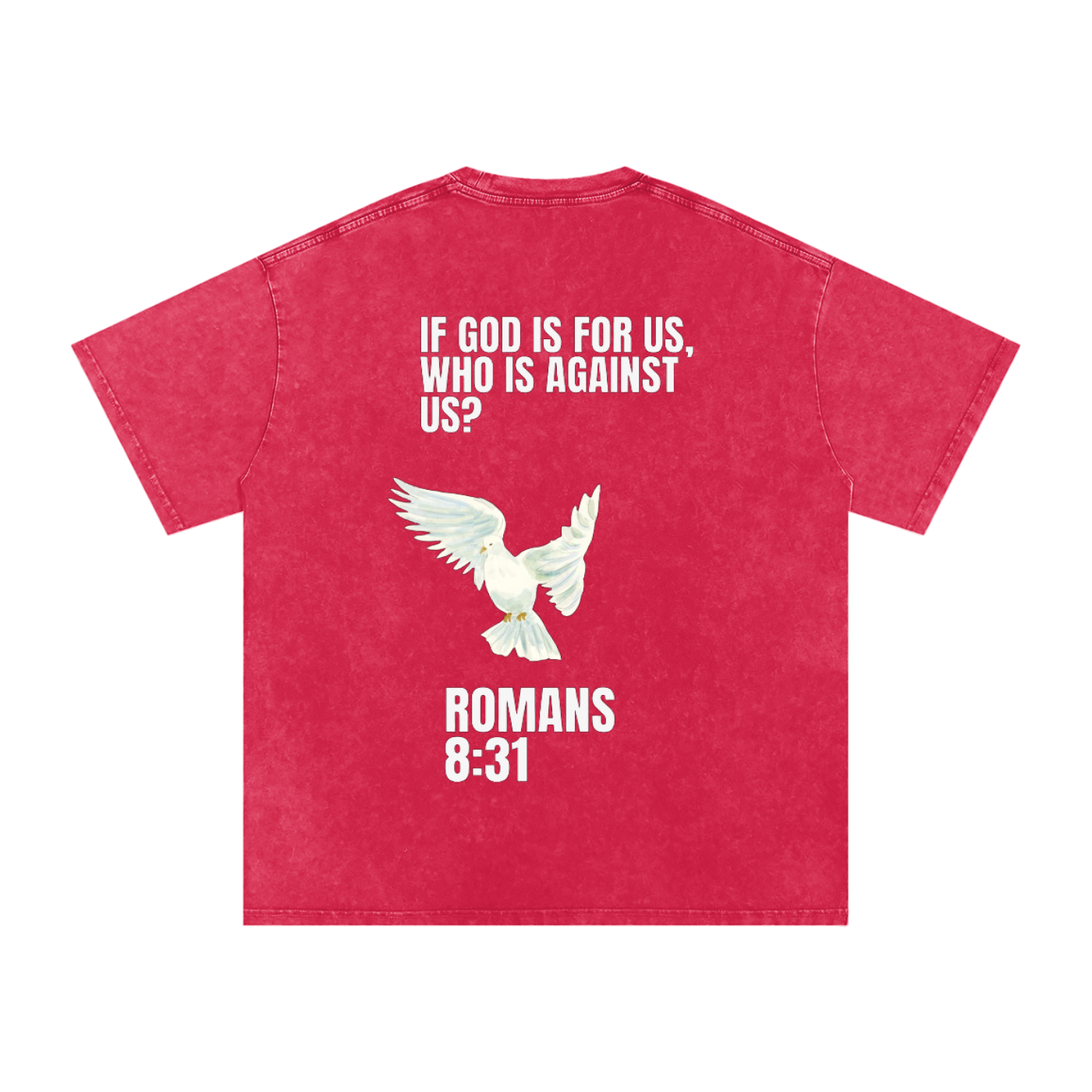 Romans 8:31 Oversized Cotton T-Shirt