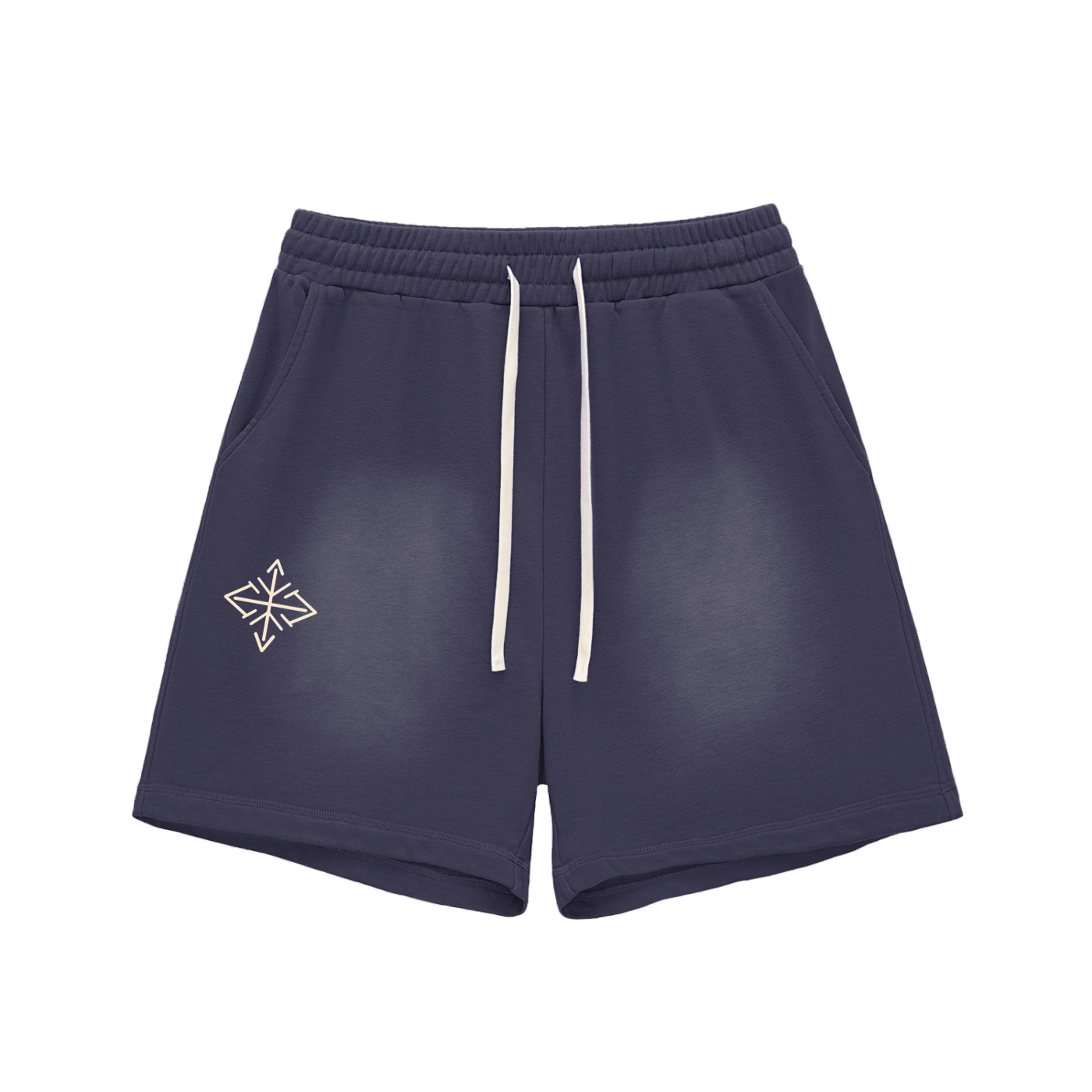 δίκαιος Raw Edge Cotton Shorts