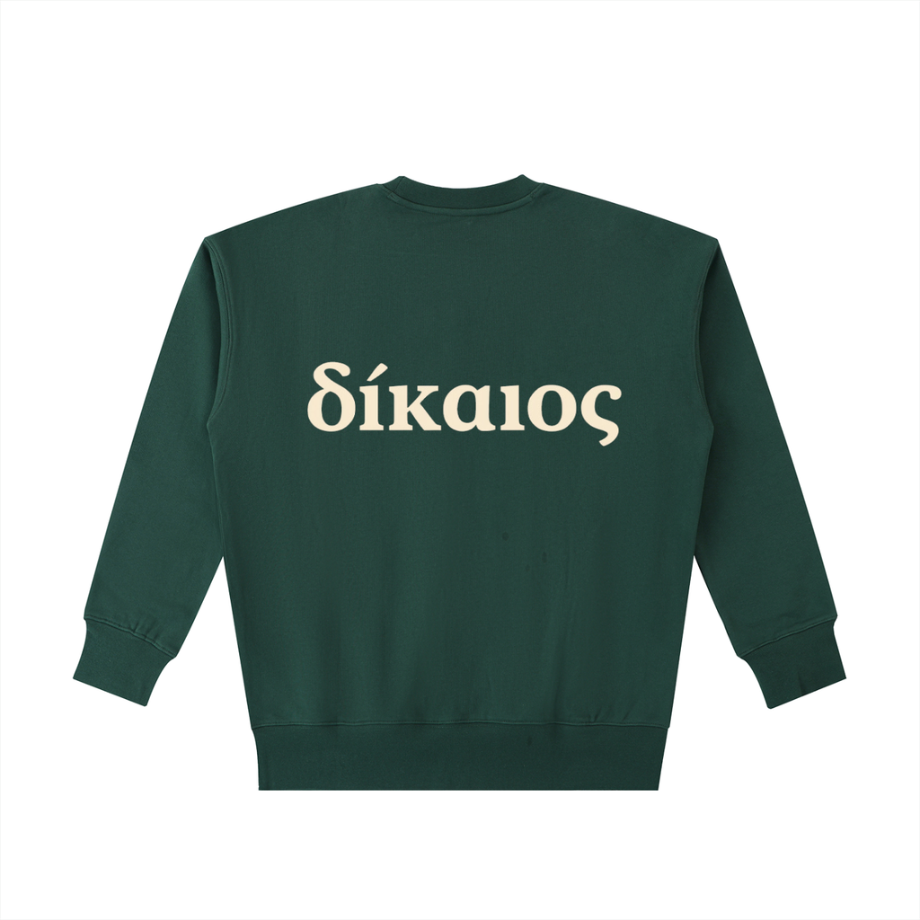 δίκαιος Heavyweight Cotton Sweatshirt