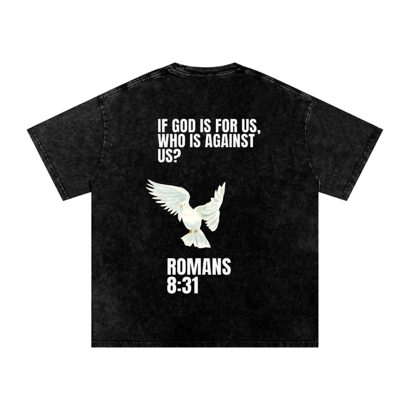 Romans 8:31 Oversized Cotton T-Shirt