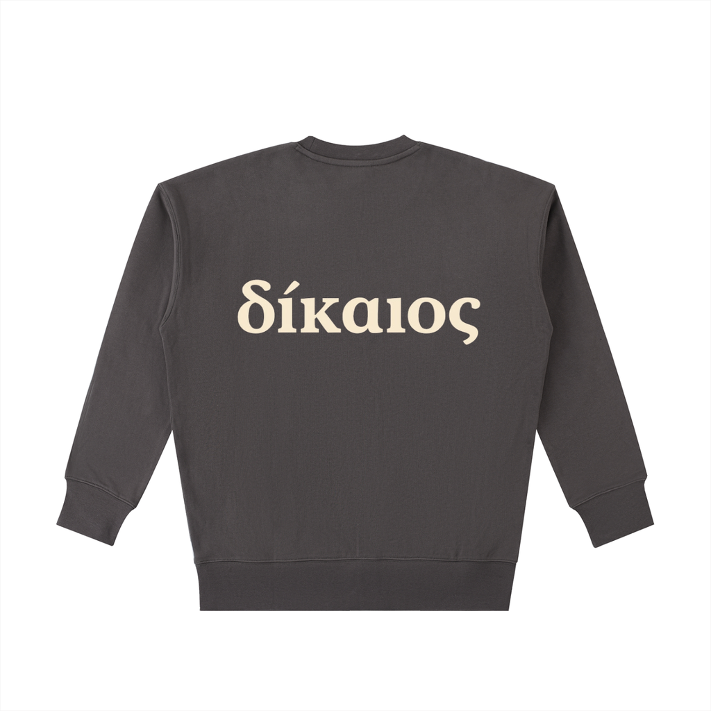 δίκαιος Heavyweight Cotton Sweatshirt