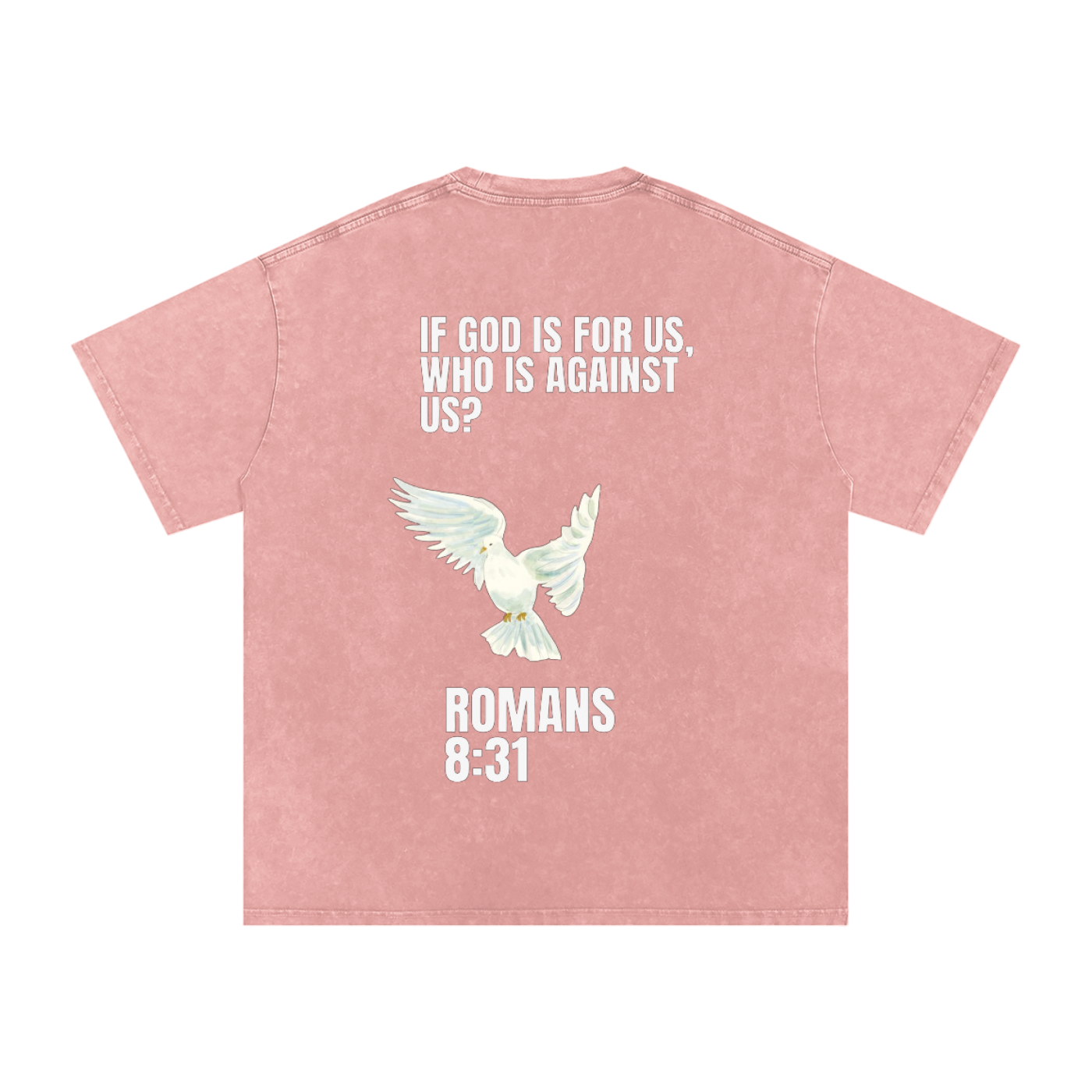 Romans 8:31 Oversized Cotton T-Shirt