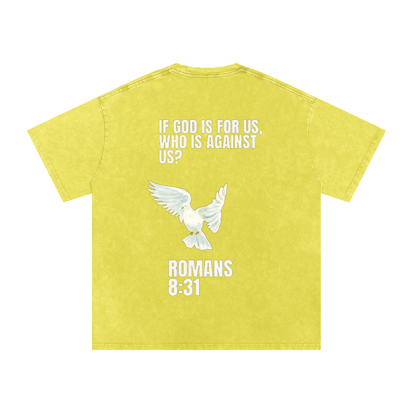 Romans 8:31 Oversized Cotton T-Shirt