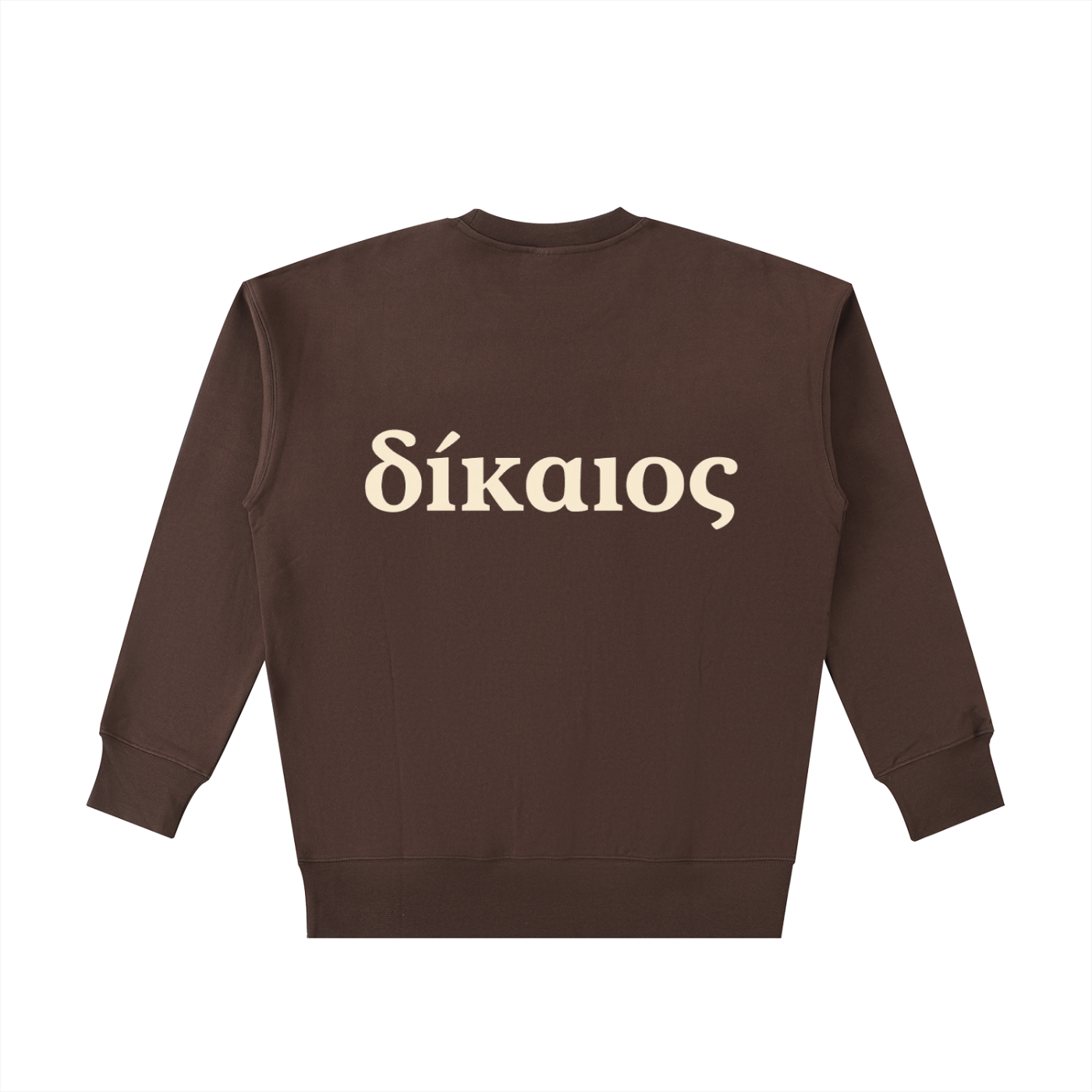 δίκαιος Heavyweight Cotton Sweatshirt